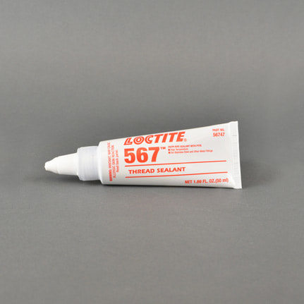 漢高樂(lè )泰 567螺紋密封膠PST管道密封膠 白色 50毫升 軟管包裝